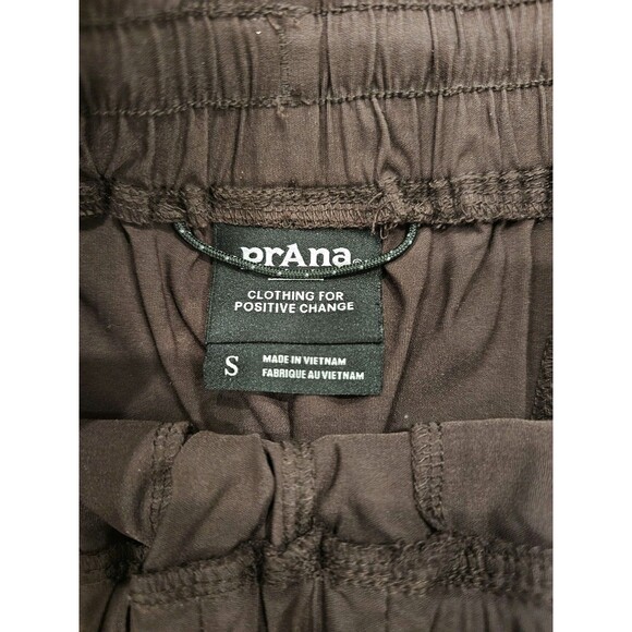 Prana Women's Elastic Waist Wide Leg Expresso Pants Size Small - Picture 2 of 9